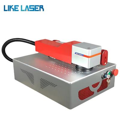 China 20W 30W 50W 80W Fiber Laser Marking Machine for PVC ID Card Jewelry Cup Mini Portable for sale