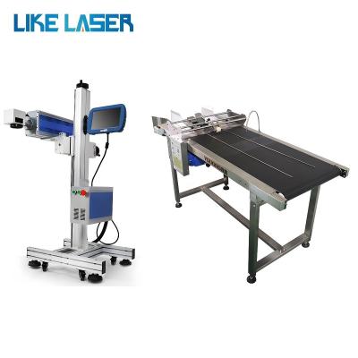 China Fliegende Lasermarkierungsmaschine für Standard-Desktop-Markierungsfläche 175mm*175mm zu verkaufen