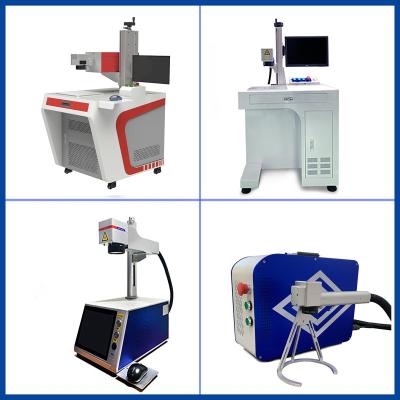 Cina 3W 5W 20W 30W 50W Fibra Laser Marking Machine con sistema di raffreddamento ad aria in vendita