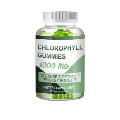 China Delicious Natural All Natural Green Chlorophyll Concentrate Gummies With Antioxidants Minerals And Vitamins OEM for sale