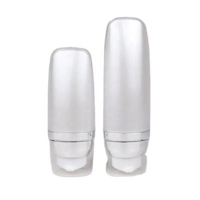 China Pear airless acrylic color hot sale bottle BB cc airless suncream bottle for sale