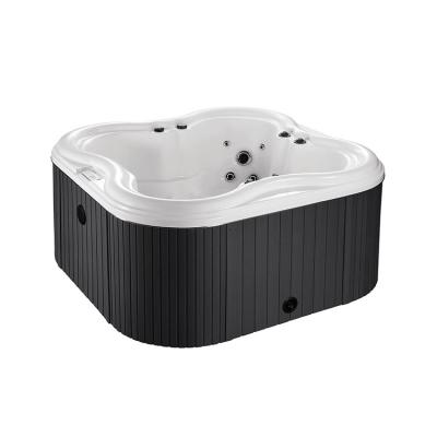 China SUNRANS SR828A Freestanding Home Spa Bathtub 4 Person Square Freestanding Hot Tub for sale