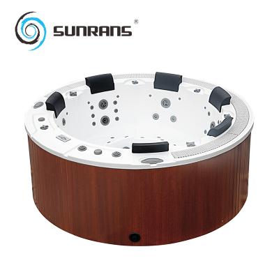 China New Design Round Spa Hot Tub Sale Sunrans Spa 6 People Free Hot Luxury Casual Bath for sale