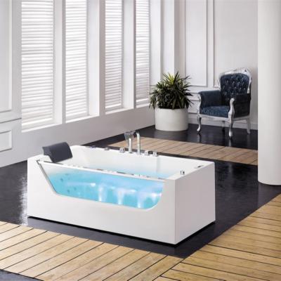 China Free Wholesale Clear Acrylic Combo Massage Whirlpool Used Bathtub for sale