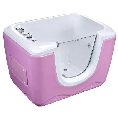 China SUNRANS Eco-friendly Acrylic Dog Grooming Bathtub Pet Spa Dog Wash Tubs for sale