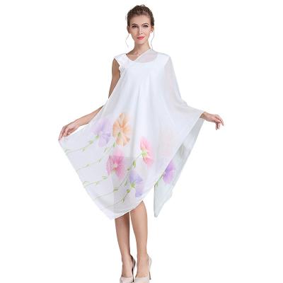 China Long Modal And Silk Scarf OEM Manufacturing Scarf Custom Print Logo for sale