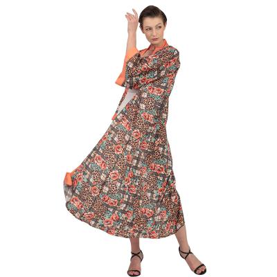 China QUICK DRY custom photo design made vintage beach kimono cover up robe women for sale