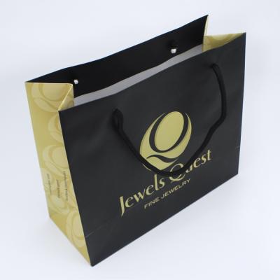 China Recyclable Waterproof Custom Printed Shopping Bags Wine Paper Bag With Logo With Bow for sale