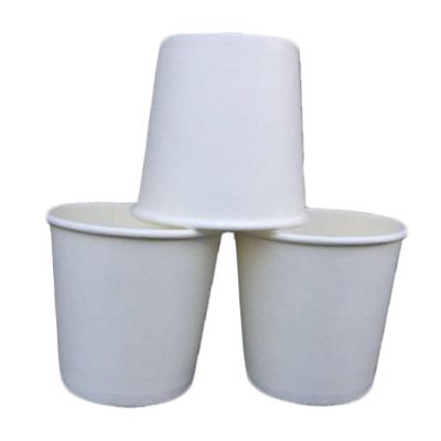 China Recycled Materials Wholesale Simple Style Design White Paper Mug With Logo for sale