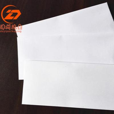 China Gift Envelope Factory Direct Sales Kraft Paper Envelope A4 Size White Paper, White Paper Envelope Customized Logo for sale