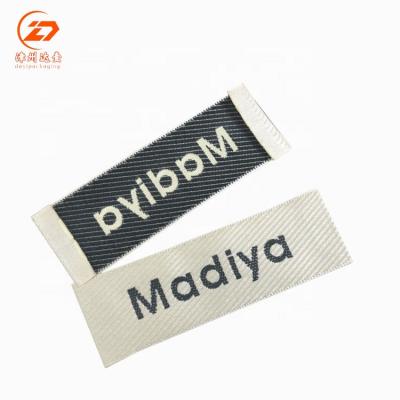 China Sustainable Fabric Name Tags For Clothes , Custom Woven Apparel Labels No Minimum for sale