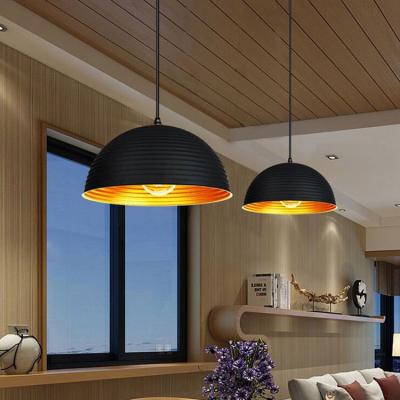 China Modern Nordic Simple Retro Office Industrial Bar Chandelier Restaurant Dining Room Hanging Light Attic Pendant Lamp for sale