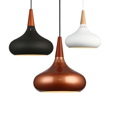 China Nordic Simplicity Hanging Lights Modernbedroom Hanging Pendant Light Wood Kitchen Pendant Light Chandelier for sale