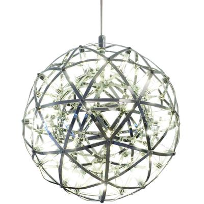 China Modern Nordic Style Star Chandelier Creative Christmas Light Hotel Mall Living Room Fireball Chandelier for sale