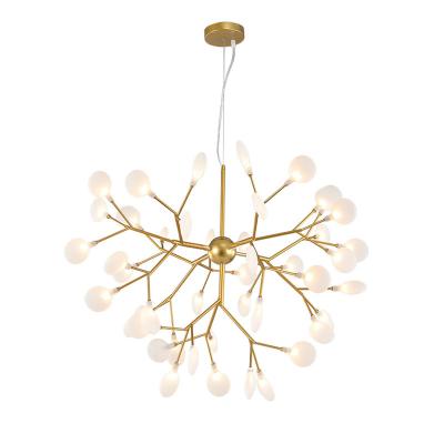 China Firefly Post Modern Living Acrylic Lamp Shade Decoration Dining Room Pendant Light for sale