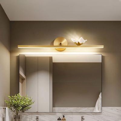 China The post-modern mirror with lights around the runway edge beaconing makeup bathroom mirror led lights for sale