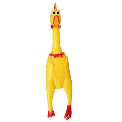 China Toy Hide And Seek Venting Dig And Puppy Toy Indestructible Interactive Creative Durable Hot Selling Dog Screaming Chicken for sale