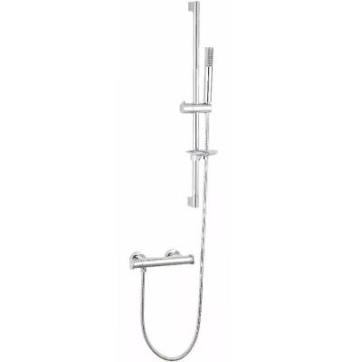 China With Modern Slide Bar Piano Waterfall Shower Set Mixer Wall Mounted System Shower Bathroom Ware Sanitary Set for sale