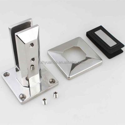 China Modern Square Mirror Stainless Steel Glass Yard Brooch for sale