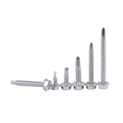 China Self-Drilling Dovetail Yard Stainless Steel Hexagon Drill Tail Screw Self-drilling Dovetail Screw External for sale