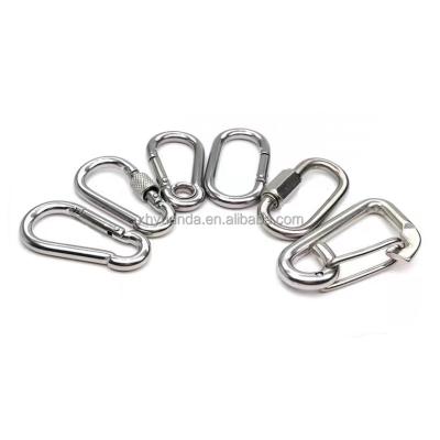 China Heavy Industry Mini Fashion Locking Carabiner Custom Wholesale Yard Main Staple Hook for sale