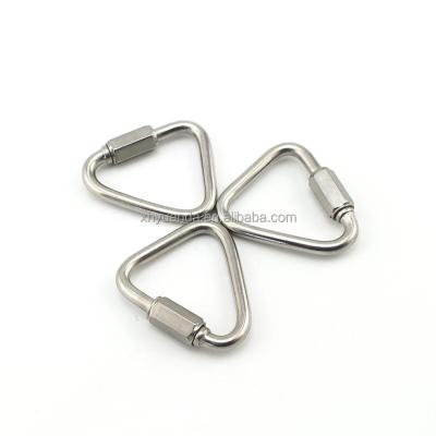 China Wholesale Locking Triangle Carabiner Ring For Climbing heavy industry small yard for sale