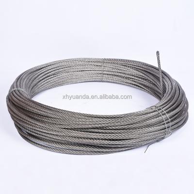 China Construction Yard 304 High Tension Stainless Steel Wire Rope Price for sale