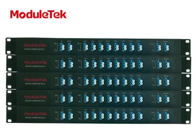 중국 19 인치 1U 선반 MUX DEMUX MT2010-CWDM-MUX8-A의 수동적인 광학적인 다중화기 판매용