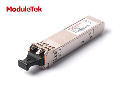 中国 ModuleTek 80km SMF DOM SFP+の光学トランシーバー モジュール3.3Vの二重LC 販売のため