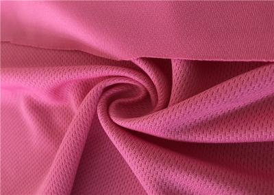 China 100% Polyester 140gsm Athletic Mesh Fabric Knitting Eyelet Breathable Bird Eye for sale