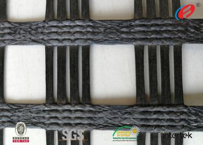 China Polyester Geogrid, das Gewebe-Stützmauer-materielle Bitumen-Beschichtung verstärkt zu verkaufen