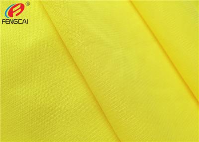 China tela 100% material fluorescente de Oxford do poliéster 100gsm alaranjado amarelo para o desgaste da segurança à venda