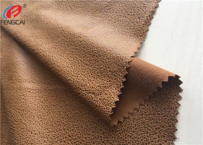 China De polyester In reliëf gemaakte van Micro- Stof Suèdesofa fabric faux bronzed suede Te koop