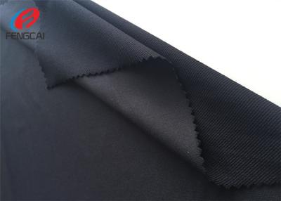 China Ebene gefärbter einschlagpolyester 8% der Maschenware-92% Spandex-Frotteestoff für Kleid zu verkaufen