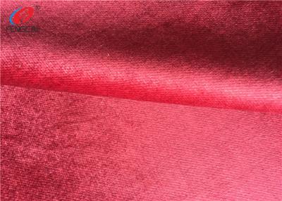 China Trikot-strickendes Polyester-Sofa-Samt-Polsterungs-Gewebe, Vlies-Haupttextilgewebe zu verkaufen