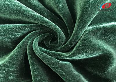 China 4 Way Stretch Spandex Warp Knitted Shiny Velvet Dress Fabric For Upholstery for sale