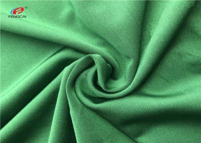 China 4 het Zwemmen Lycra van manierlycra de Droge Geschikte Groene Kleur van de Stoffen90% Polyester 10% Spandex Te koop