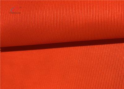 China Leuchtstoff orange Gewebe wasserdichtes Oxford des Polyester-150D für Schwimmweste zu verkaufen