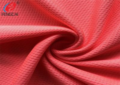 China Garment Fabric Tear - Resistant Bird Eye Mesh Weft Knitted Fabric for sale