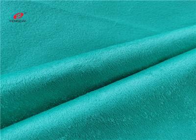 China Het gebreide Geverfte Vaste lichaam van de het Suèdestof van Faux van de Polyester170gsm Rek Te koop