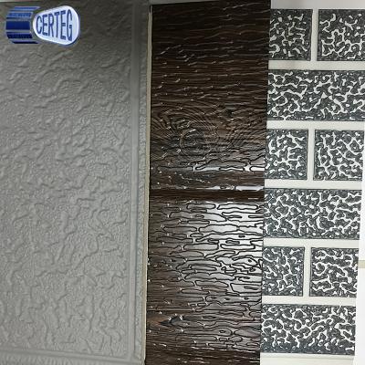 China Metal inside wall insulation exterior decorative wall panel and exterior wall pu foam 3d metal for sale