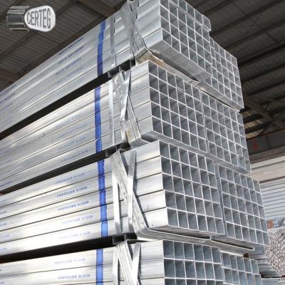 China Structure Pipe SPCC Square Tube Galvanizing Tubes China Price for sale