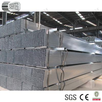 China Common Structure Pipe 20x40 Carbon Galvanized Steel Rectangular Tube Or Pipe For Construction for sale