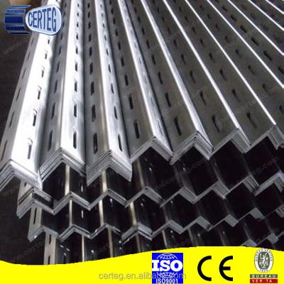 China Sizes of MS Perforated Steel Structure Beam Angle for sale