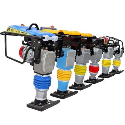 China Road New Hot Sale Bellow Plate Compactor Vibrating Rammer Wheel Breaker Tamp Rammer Machine with Reliable Motor for sale