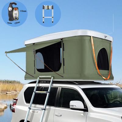 China Camouflage/Field Play High Quality 4WD Roof Top Tent Hard Shell Car Truck Roof Top Tent For Camping And Traveling for sale