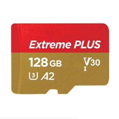 China 100% Full Capacity 128GB ExtremeTF Card UHS-I C10 U3 Plastic High Speed ​​Memory Card With Adapter Free Shipping for sale