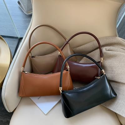 China Fashion high quality PU ladies fashion bags below female simple retro handbag for women shoulder bag for sale