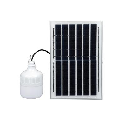 China Garden Factory Price New Lighting 6v 60w Solar Bulb Thunderbolt Magnum Led Solar Fan Light Bulbs for sale