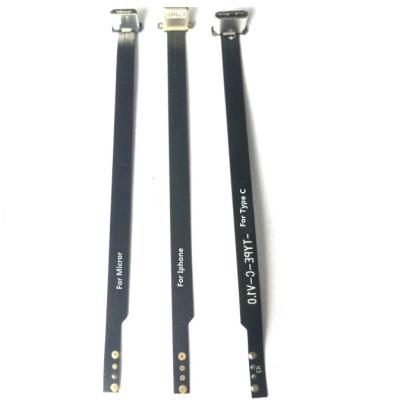 China MP3/MP4 player flat ffc 90 degree wireless cable for iphone fpv micro usb cable for sale